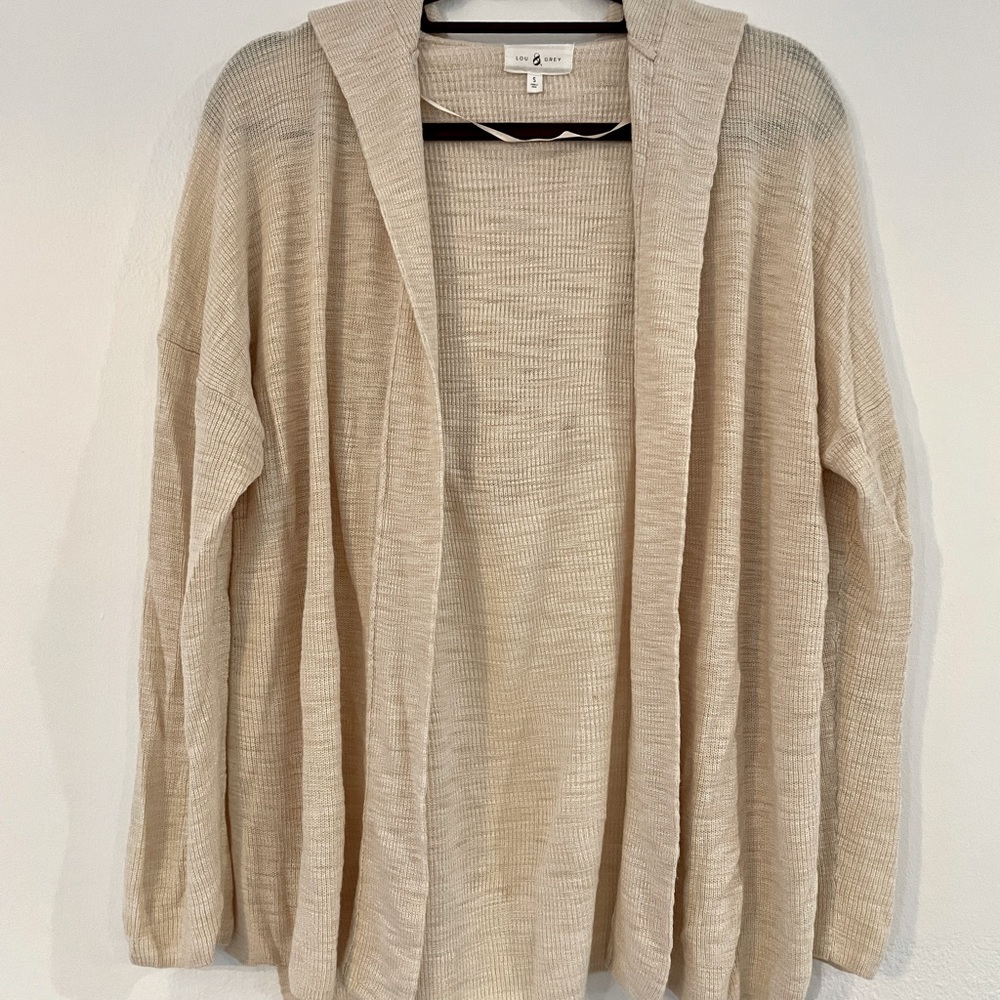 Lou & Grey Hooded Cardigan
